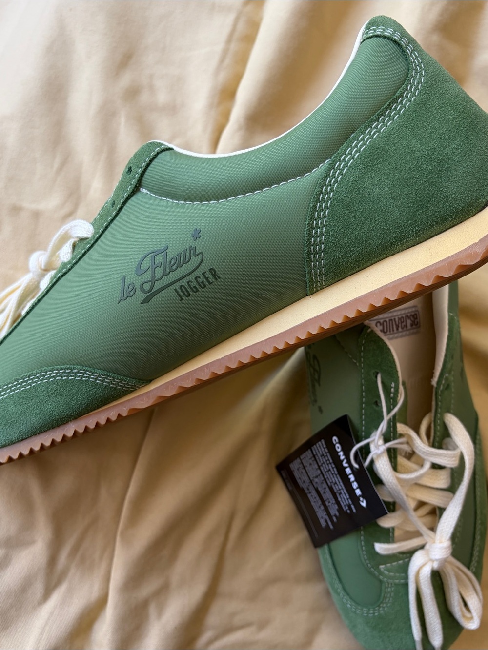 Converse/LeFleur Jogger in minced herb. NWT